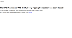 Desktop Screenshot of hospharm.footytips.com.au