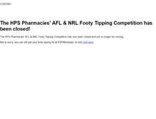 Tablet Screenshot of hospharm.footytips.com.au