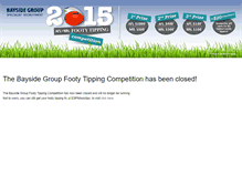 Tablet Screenshot of baysidegroup.footytips.com.au