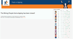 Desktop Screenshot of miningpeople.footytips.com.au