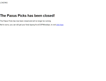 Tablet Screenshot of paxuspicks.footytips.com.au